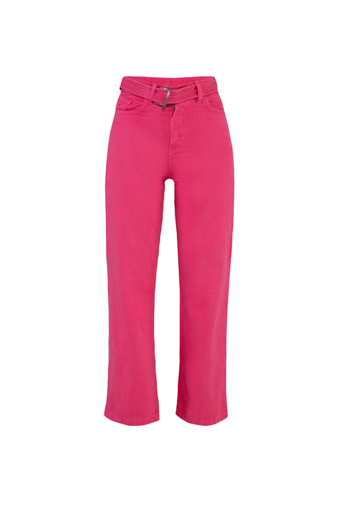 High Waist Flared Trousers